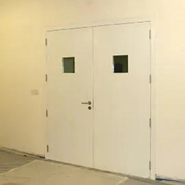 metal doors in school