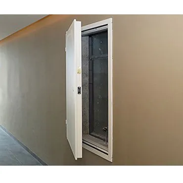 fire resistant metal shaft doors