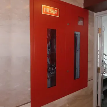 metal fire rated shaft doors