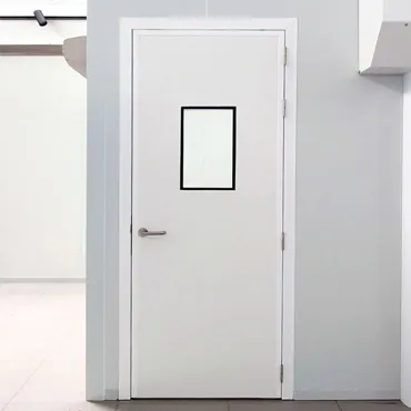 Metal doors for hospitals and labs